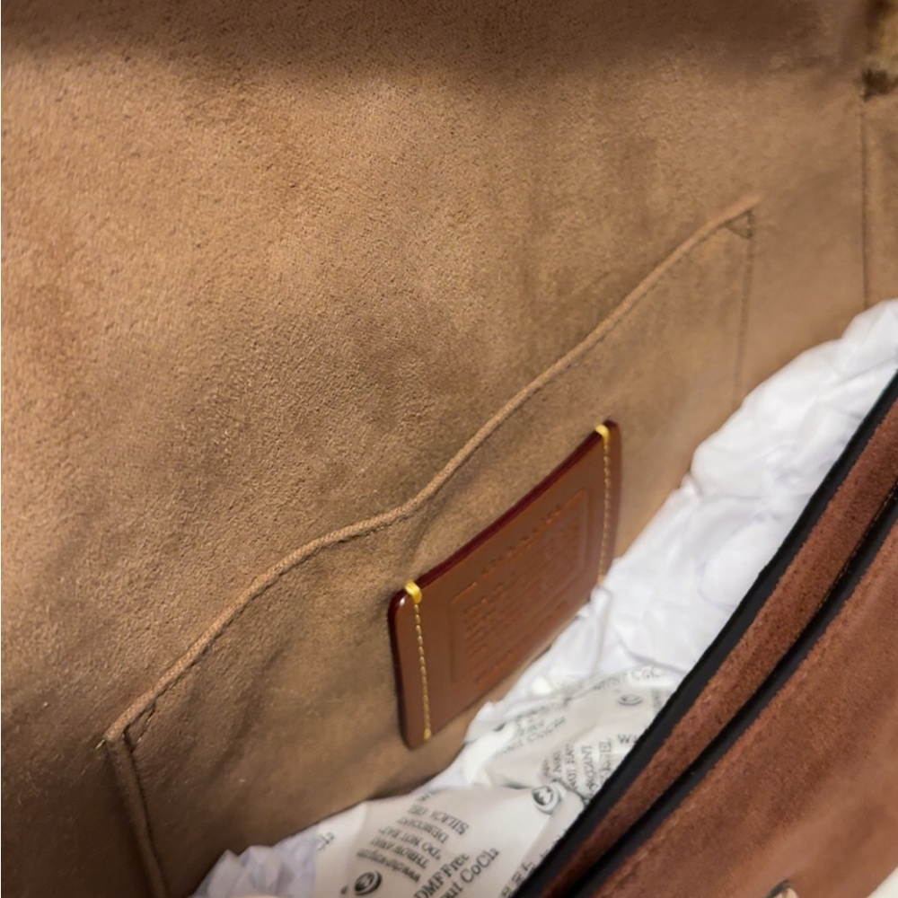 Hadley Shoulder Bag in Suede and Shearling - Picture 13 of 13